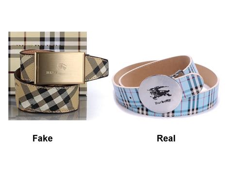 how to spot a fake burberry belt|are burberry belts real.